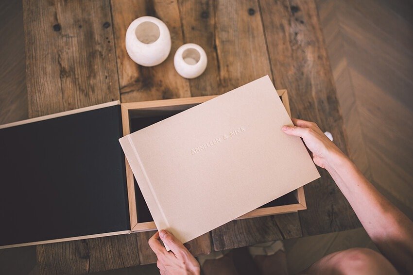Waarom een luxe handgemaakt trouwalbum de beste investering is voor jullie bruiloft